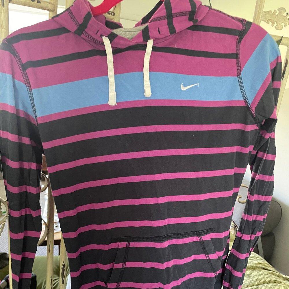 Nike striped hoodie